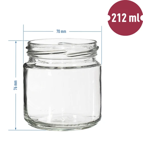 Kozarec twist-off 212 ml, fi 66 - 12 kosov - 7