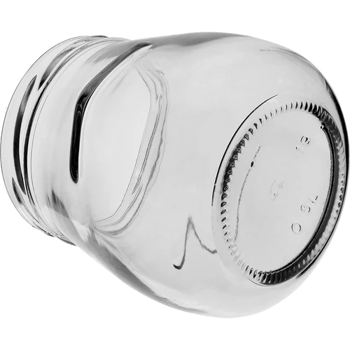 Kozarec twist-off 500 ml "Obrnjena amfora" s bordo pokrovčkom fi 82/6, 6 kosov. - 7