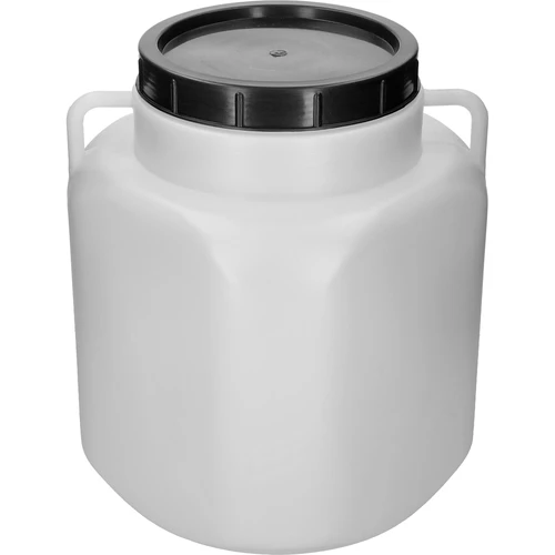 Kvadratni sod 40 L, bel, z ročaji, Sterk