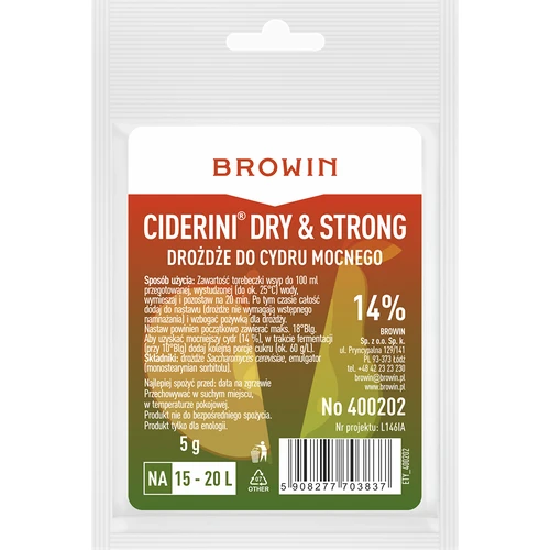 Kvas za cider Ciderini Strong, 5 g