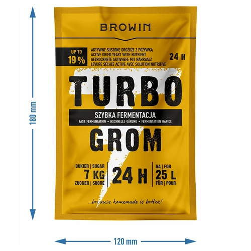 Kvas za žganjekuho Turbo Grom 24 h - 4