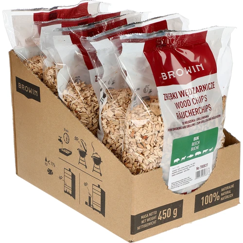 Lesni sekanci za dimljenje (100 % bukev) frakcija 2 - 450 g X5