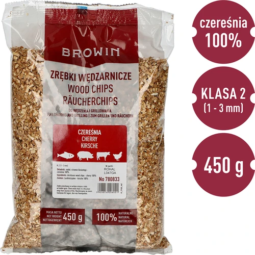 Lesni sekanci za dimljenje (100% češnja) 2. razred - 450 g × 5 - 3