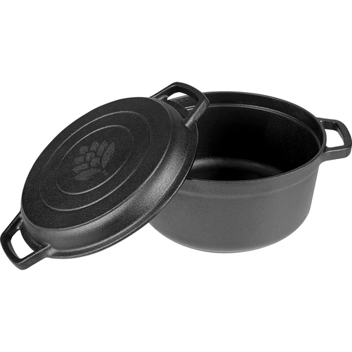 Litoželezni lonec s ponvijo, 3,5 l - 3