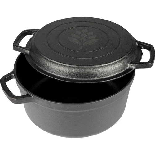 Litoželezni lonec s ponvijo, 5 L + 1 L - 3