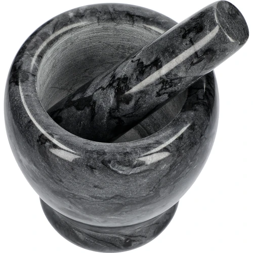 Marmorni kuhinjski možnar, črn, Ø 10,5 cm - 2