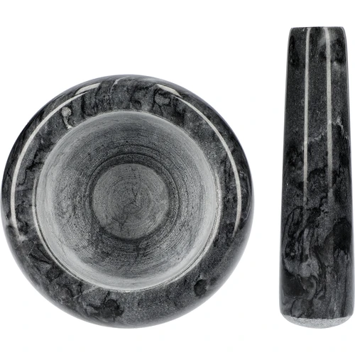 Marmorni kuhinjski možnar, črn, Ø 10,5 cm - 5