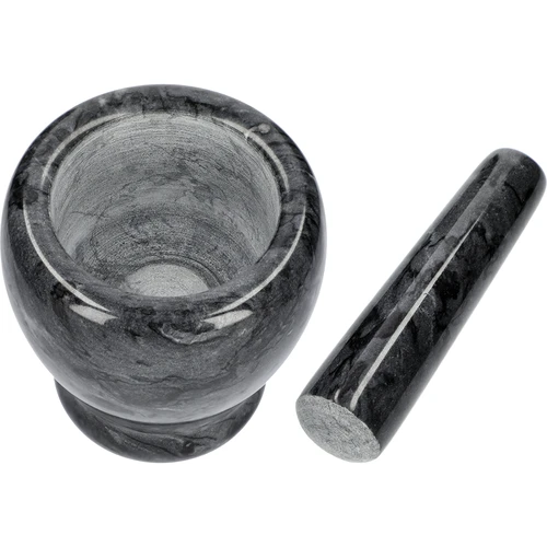 Marmorni kuhinjski možnar, črn, Ø 10,5 cm - 6
