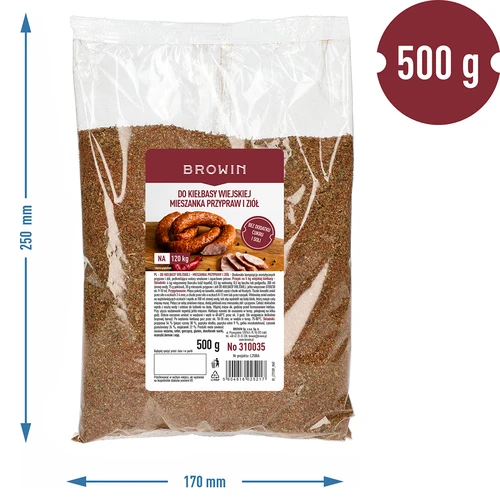 Mešanica začimb in zelišč za kmečko klobaso, 500 g - 4