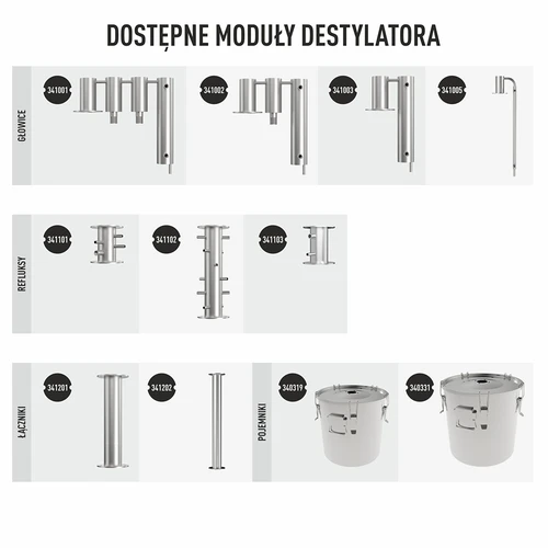 Modul destilatorja - refluks - shotgun - 5