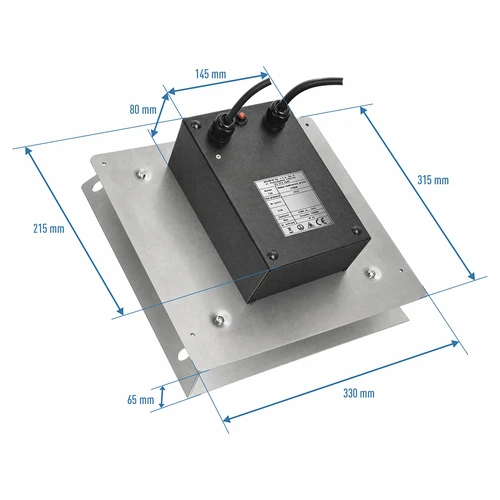 Modul grelca z ventilatorjem, 2,7 kW - za vrtne prekajevalnice - 5