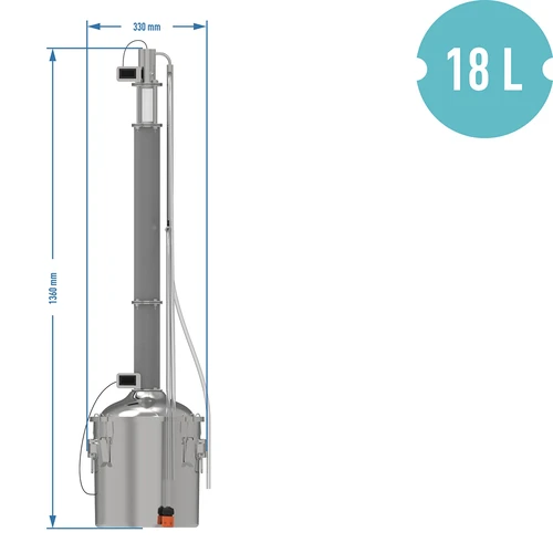 Modularni destilator Baldur Convex 18 L - 16