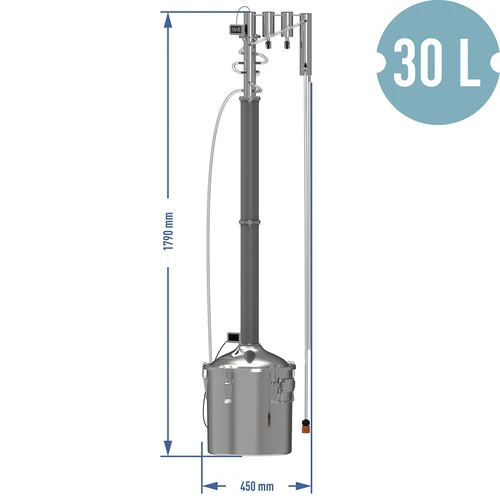 Modularni destilator Convex električni 30 L - Perun - 19