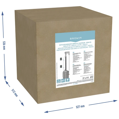 Modularni električni destilator Convex 60 L – Perun XXL - 17