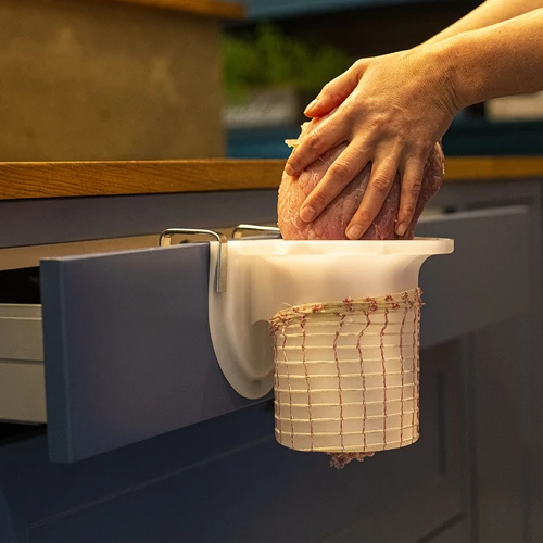 Mreža za mesnine dimenzij 18 cm x 3 m, s toplotno odpornostjo do 220°C - 5