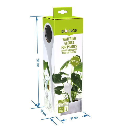Namakalne krogle za rastline, prozorne, 400 ml, 2 kosa. - 6
