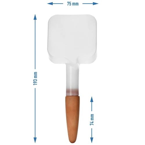 Namakalnik za rastline – bela tabla s keramično nogico, 200 ml - 5