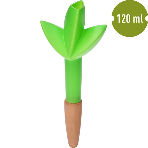 Namakalnik za rastline – zeleni listek s keramično nogico, 120 ml - 2
