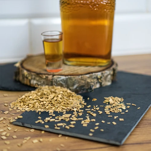 Naravni hrastovi čipsi za aromatiziranje alkoholnih pijač (viski, belo vino), 50 g - 9