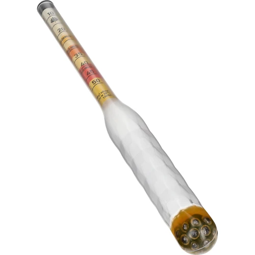 Nezlomljiv hidrometer za medena vina z merilnim valjem, območje merjenja 10–50°Blg - 2