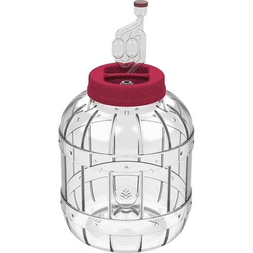 Nezlomljiv, večnamenski kozarec za fermentacijo, 5 L