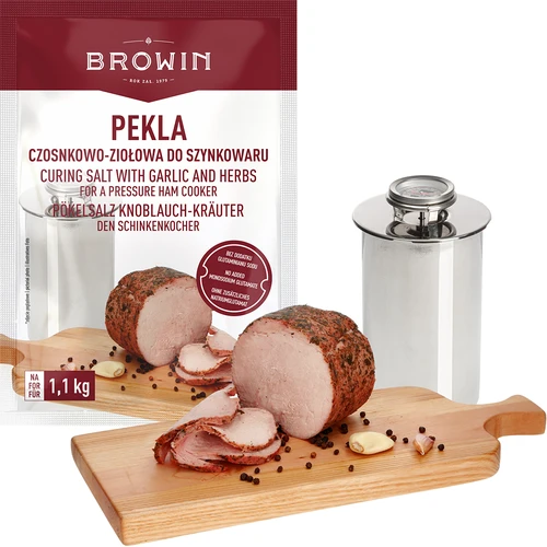 Nitritna sol Pekla česnovo-zeliščna za šunkovar, 100 g - 4