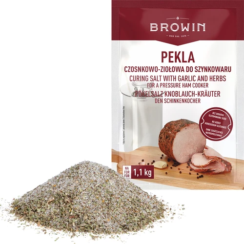 Nitritna sol Pekla česnovo-zeliščna za šunkovar, 100 g - 3