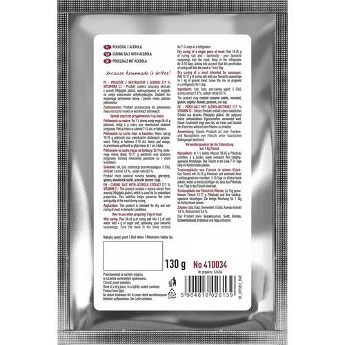 Nitritna sol z izvlečkom acerole, 130 g - 2