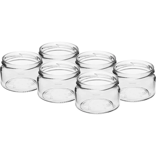 Nizek kozarec 200 ml - z zlatim pokrovčkom fi 82/6, 6 kosov. - 4