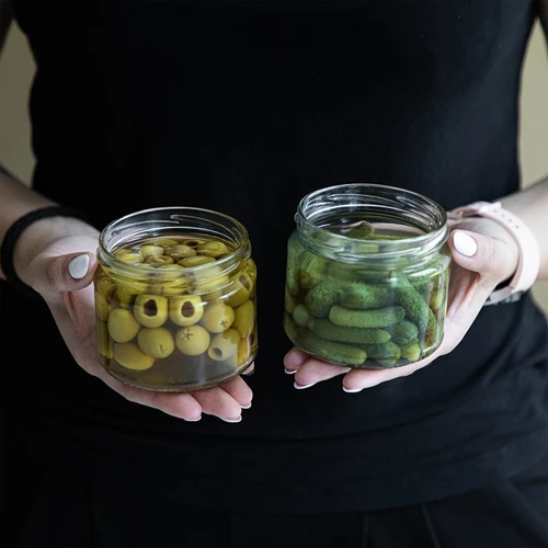 Nizek kozarec 330ml - z barvnim pokrovčkom fi 82/6, 6 kosov. - 9
