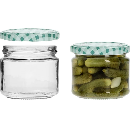 Nizek kozarec 330ml - z barvnim pokrovčkom fi 82/6, 6 kosov. - 4