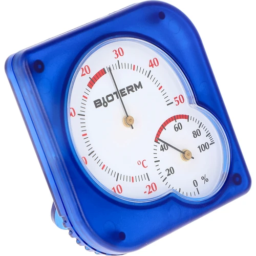 Notranji bimetalni termometer z higrometrom (-20 do +50 °C), moder - 2