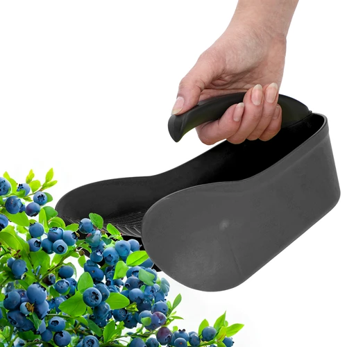 Obiralo za drobne sadeže iz plastike, črno - 6