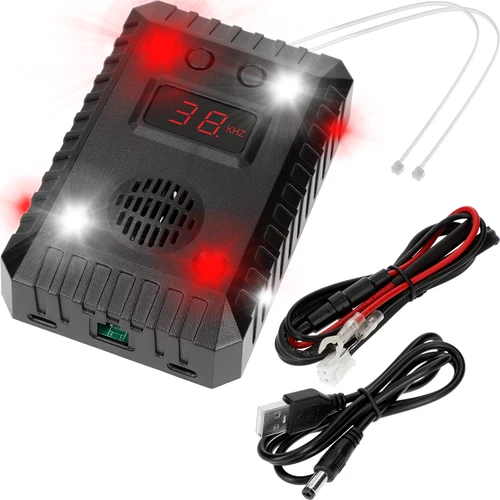 Odganjalec kun in glodalcev za avtomobile in prostore (ultrazvok + LED)