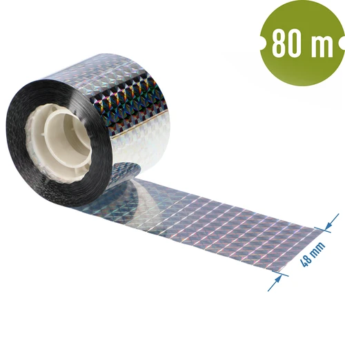 Odganjalec ptic - odsevni trak, 80 m - 6