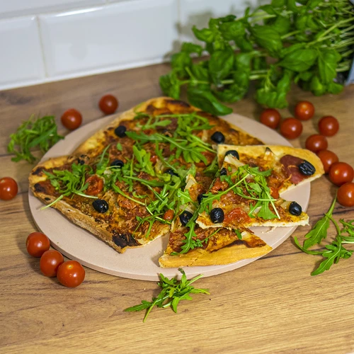 Okrogli kamen za pico, izdelan iz kordierita, premer 33 cm - 12