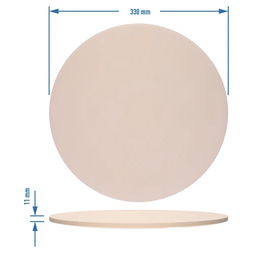 Okrogli kamen za pico, izdelan iz kordierita, premer 33 cm - 7