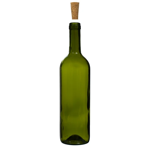 Olivno zelena steklenica za vino 0,75 l - paket 8 kosov - 4