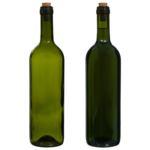 Olivno zelena steklenica za vino 0,75 l - paket 8 kosov - 5