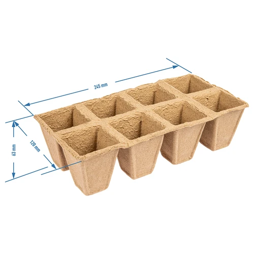 Papirnati lončki 6 x 6 x 6, komplet 5 kosov. - 4