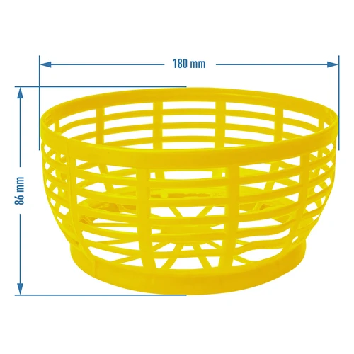 Plastični koš za Dam 5L, rumen - 4