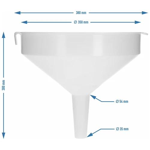 Plastični lijak Ø 35 cm - 5