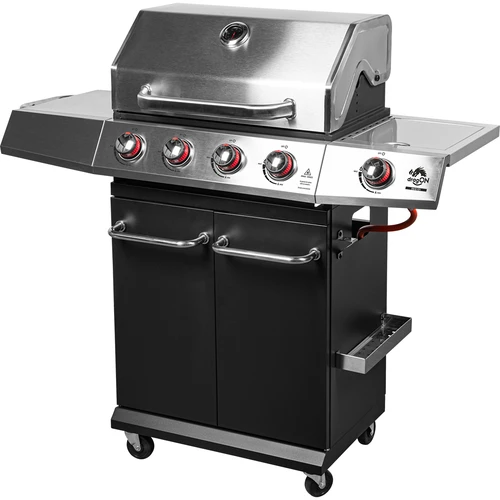 Plinski žar dragON BBQ101, 11,7 kW, črno-srebrn