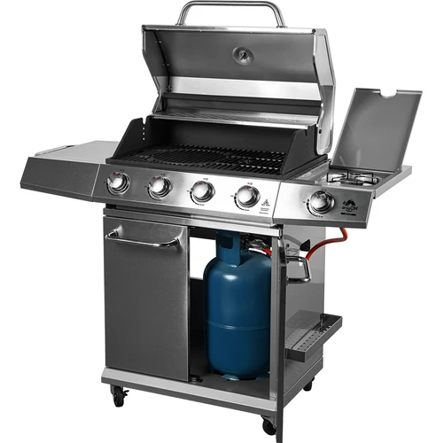 Plinski žar dragON BBQ201, 18,8 kW, srebrn - 2