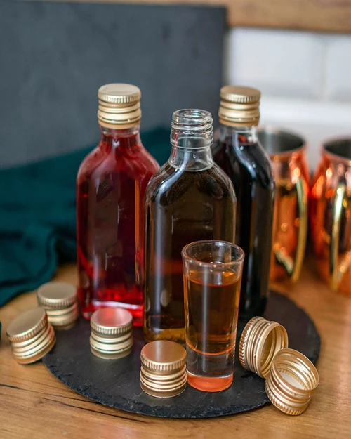 Ploska steklenica za nalivke 200 ml - 10 kosov - 7