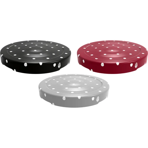 Pokrovček fi 43 mm, pikice - mix - 10 kosov. - 2