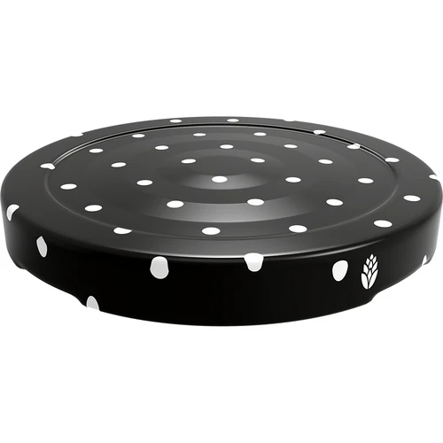 Pokrovček fi 43 mm, pikice - mix - 10 kosov. - 6