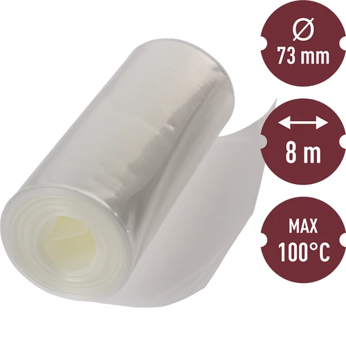 Poliamidna ovojnica za mesnine 8m-fi73mm, 100°C - 2