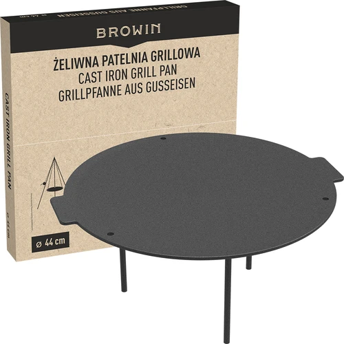 Ponev za žar, litoželezna, Ø 44 cm - 10
