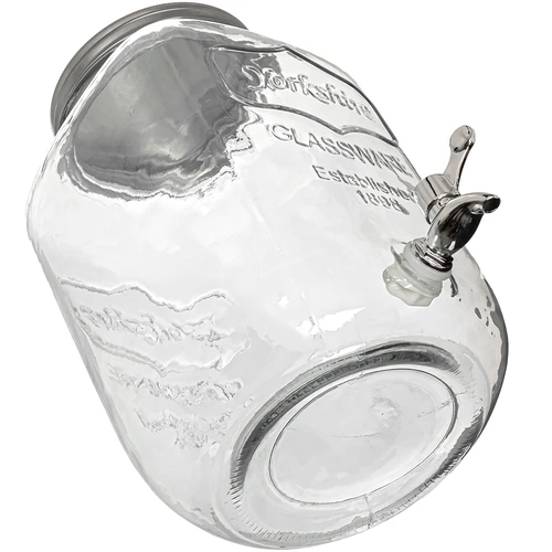 Posoda za limonado, s pipo - steklena, 4 L - 3